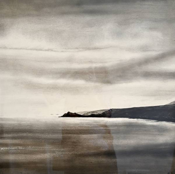 - a , Charcoal drawing by Rob Braybrooks, measuring 55 x 55 cm (H x W) framed at 75 x 75 cm £950